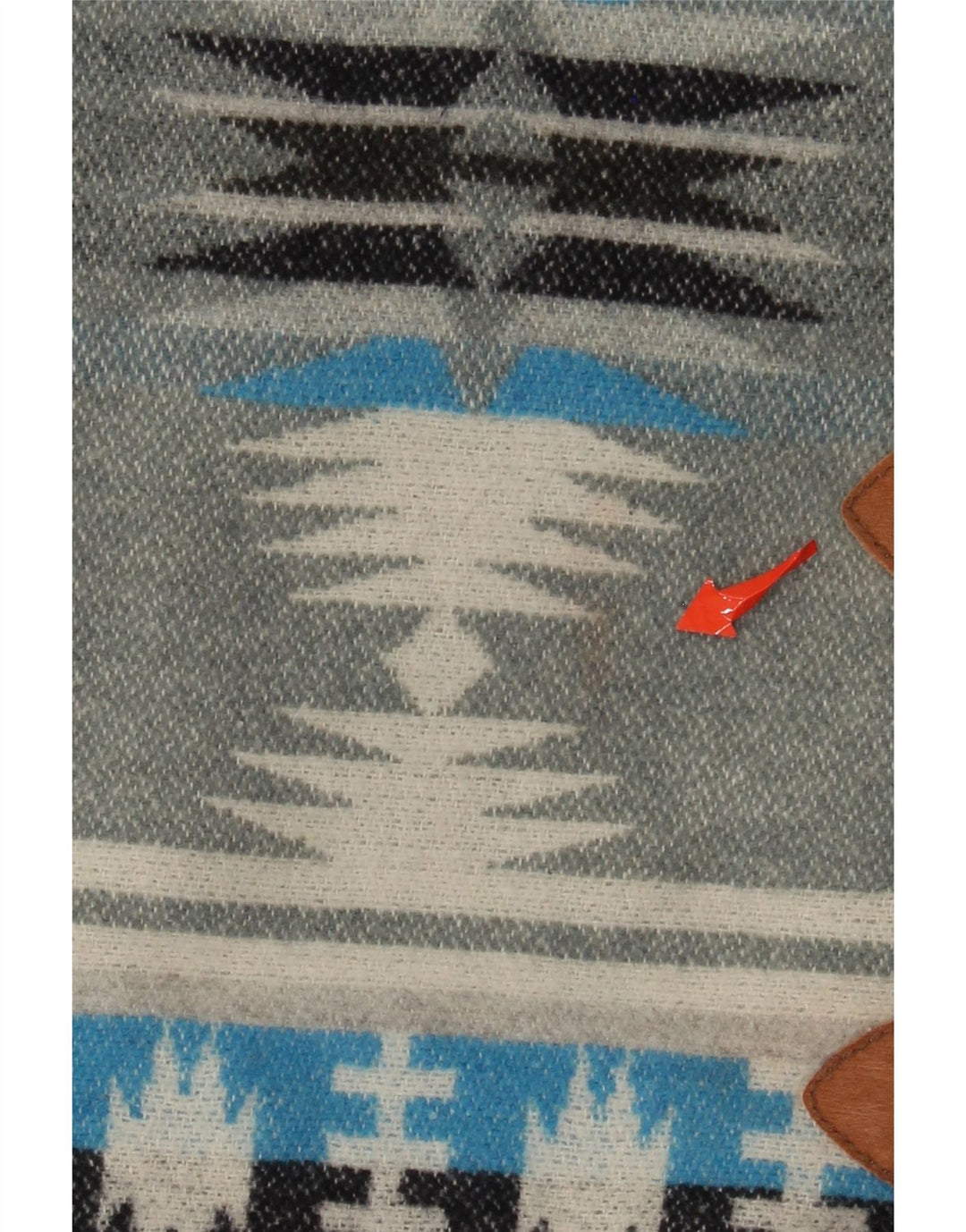 Винтажный мужской жилет XL серый Fair Isle