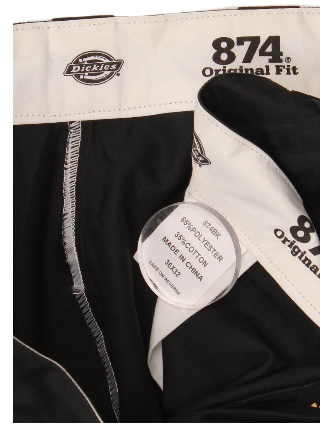 Мужские прямые брюки чинос DICKIES 874 Original Fit W36 L32, черные