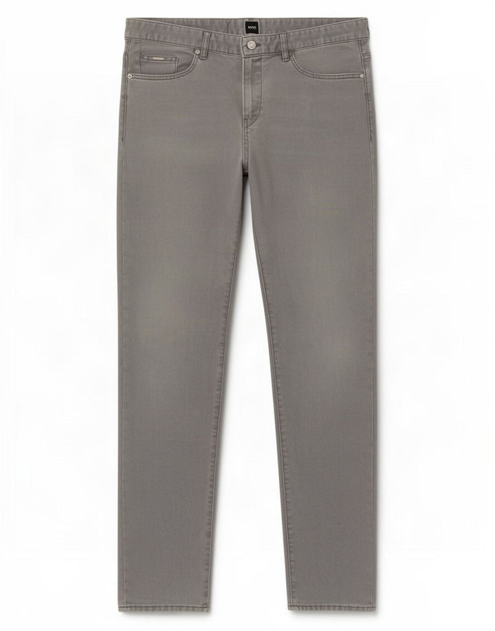 Мужские прямые джинсы Hugo Boss W36 L34 серые, хлопок