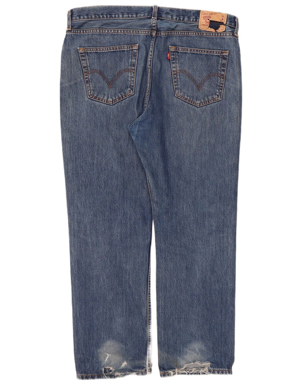 Женские прямые джинсы Levi's W40 L30 синие, хлопок