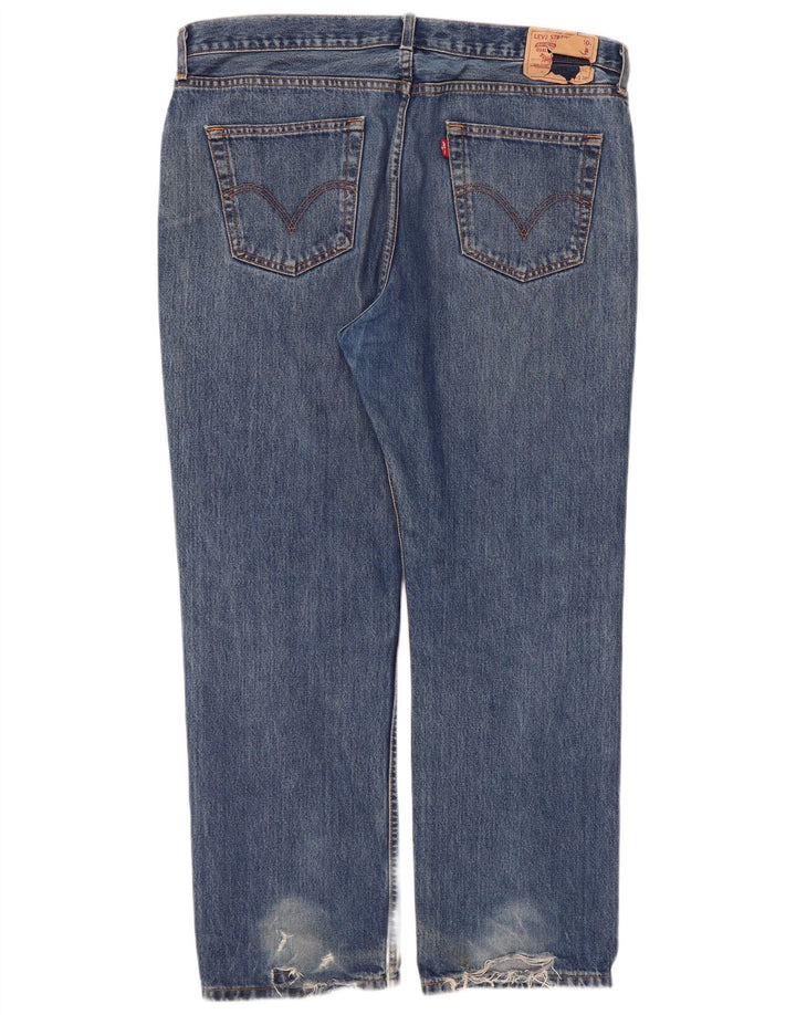 Женские прямые джинсы Levi's W40 L30 синие, хлопок