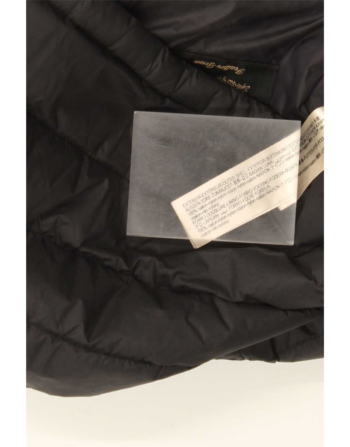 Мужская стеганая куртка Massimo Dutti UK 40, большая, черный нейлон