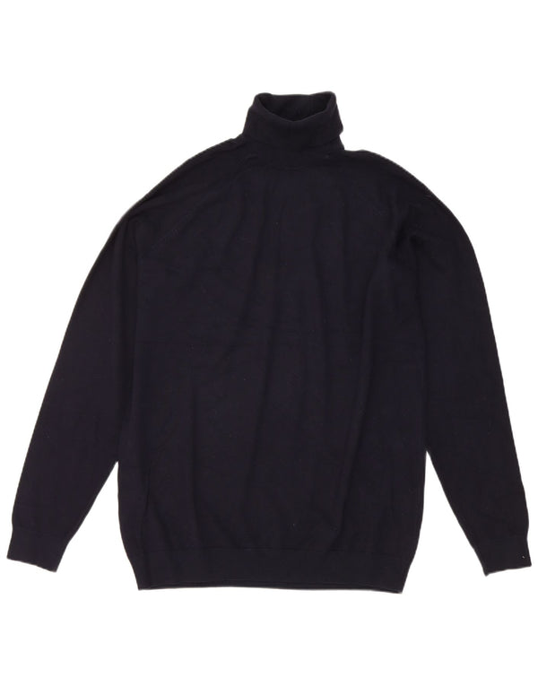 Женский джемпер с высоким воротником Zara UK 18 XL, темно-синий