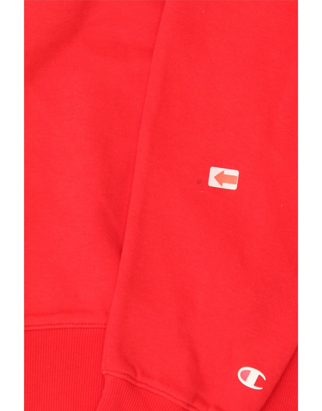 CHAMPION Womens Oversized Graphic Sweatshirt Jumper UK 10 Small Red Cotton Vintage Champion and Second-Hand Champion from Messina Hembry 