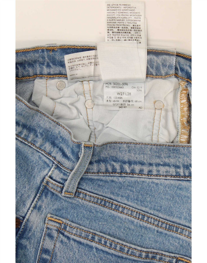 Женские прямые джинсы Levi's 501 W27 L28 синие, хлопок