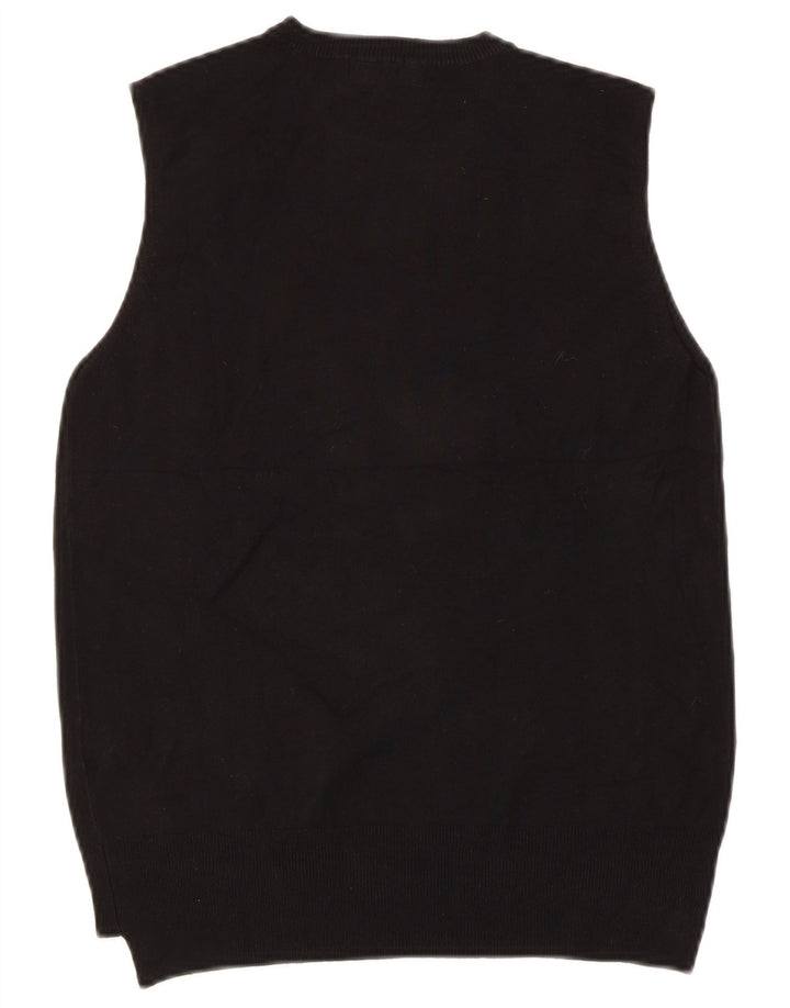 Женская майка Zara Vest UK 14, большая черная вискоза