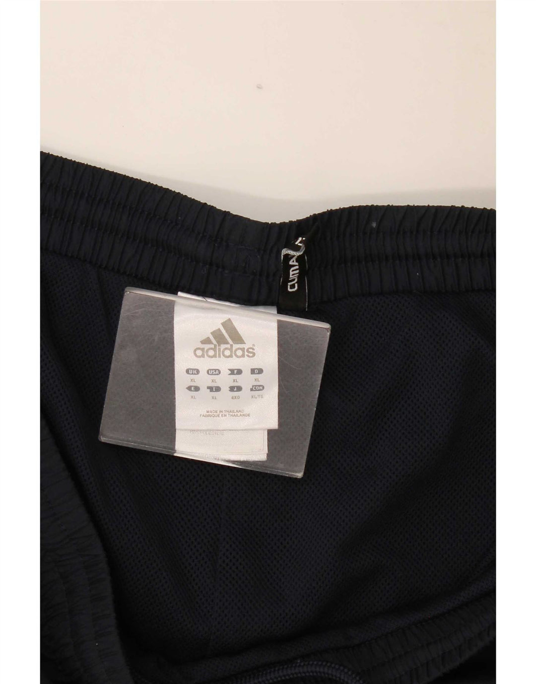 Мужские спортивные шорты Adidas XL темно-синие из полиэстера с цветными блоками