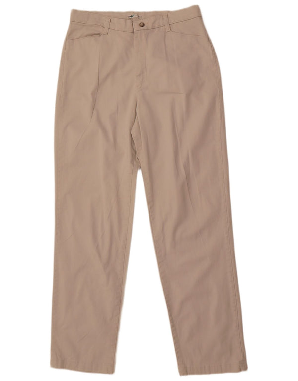 Женские повседневные брюки Lee с высокой талией, размер США 14 XL, W32 L31, белый хлопок