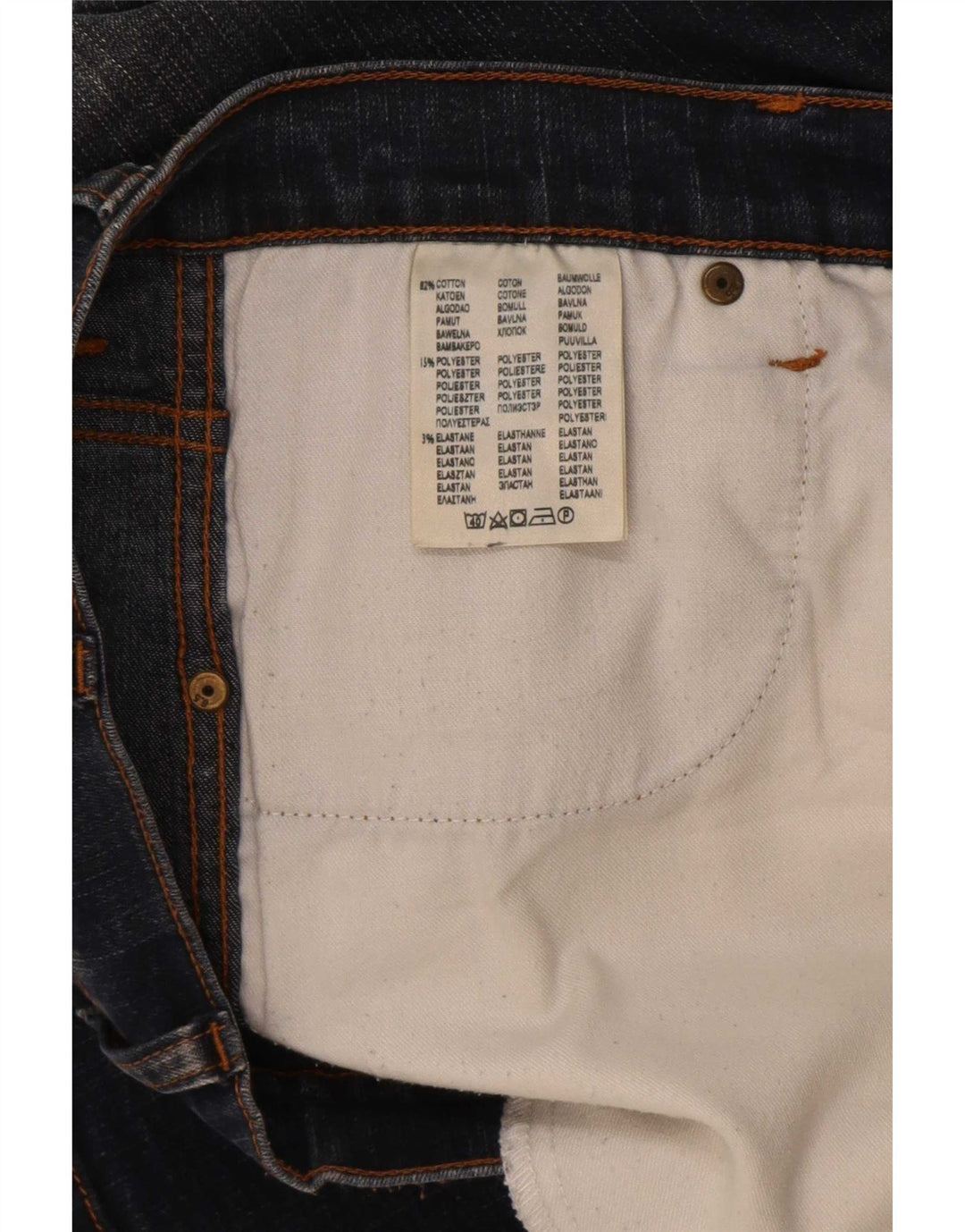 Мужские джинсы Wrangler Bootcut W34 L32 Темно-синие, хлопок