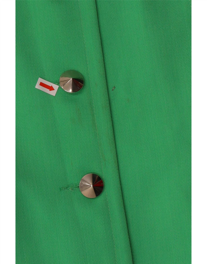 Michael H. Женский пиджак на 5 пуговицах, Великобритания 14, средний зеленый классический