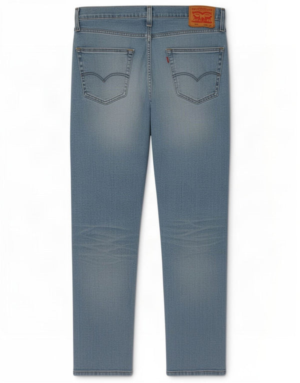 Мужские зауженные джинсы Levi's 502 W34 L29 синие, хлопок