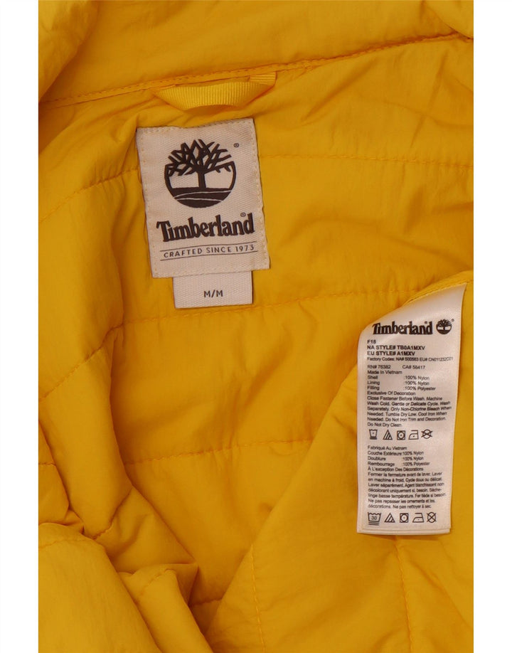 Мужская стеганая куртка TIMBERLAND UK 38, средний желтый нейлон