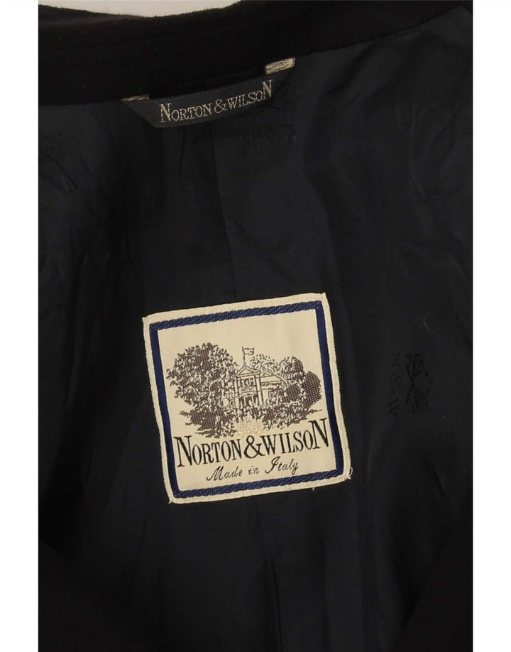 Женский двубортный пиджак Norton & Wilson UK 16, большой черный