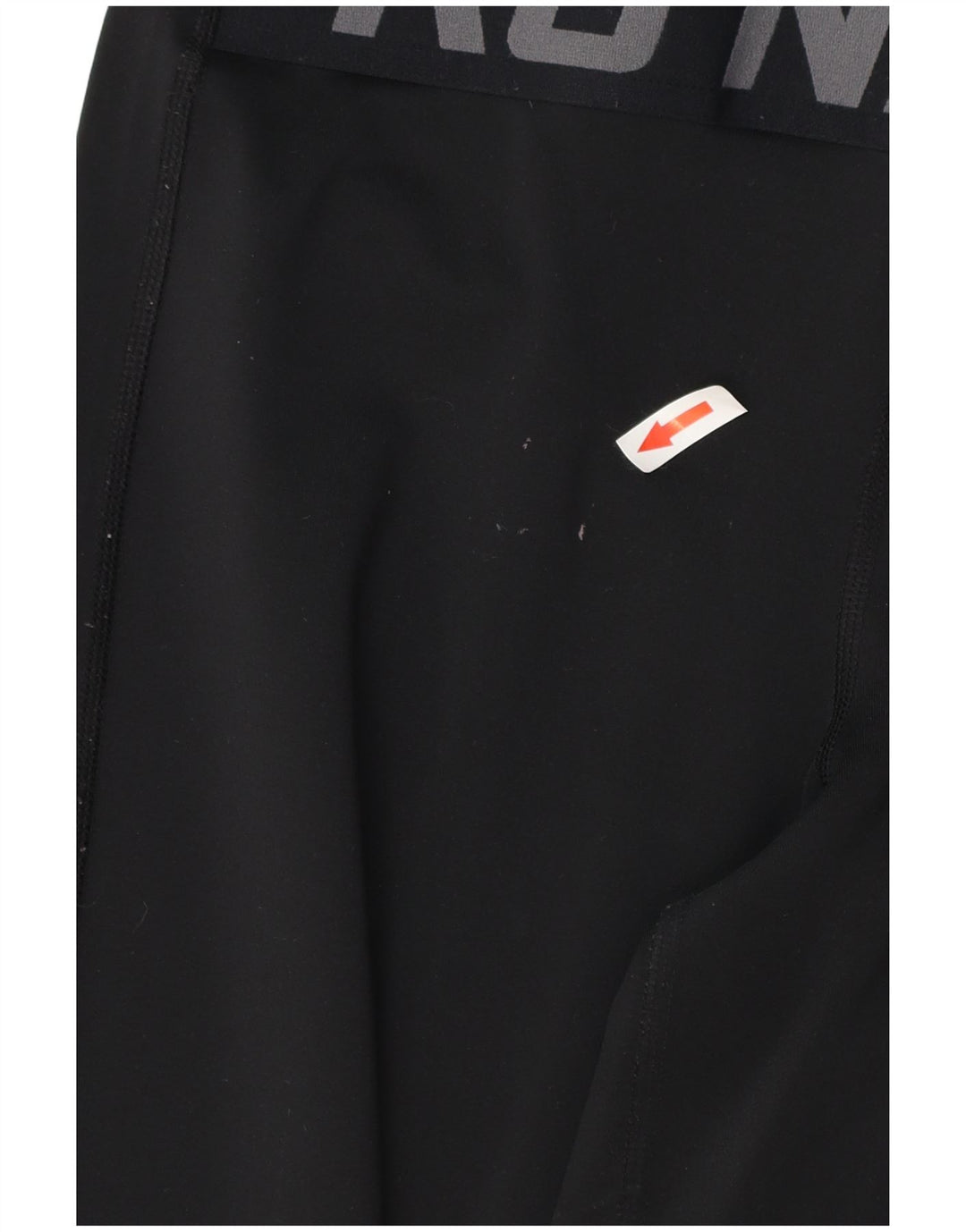 Женские леггинсы с рисунком NIKE Dri Fit UK 12, средний черный полиэстер