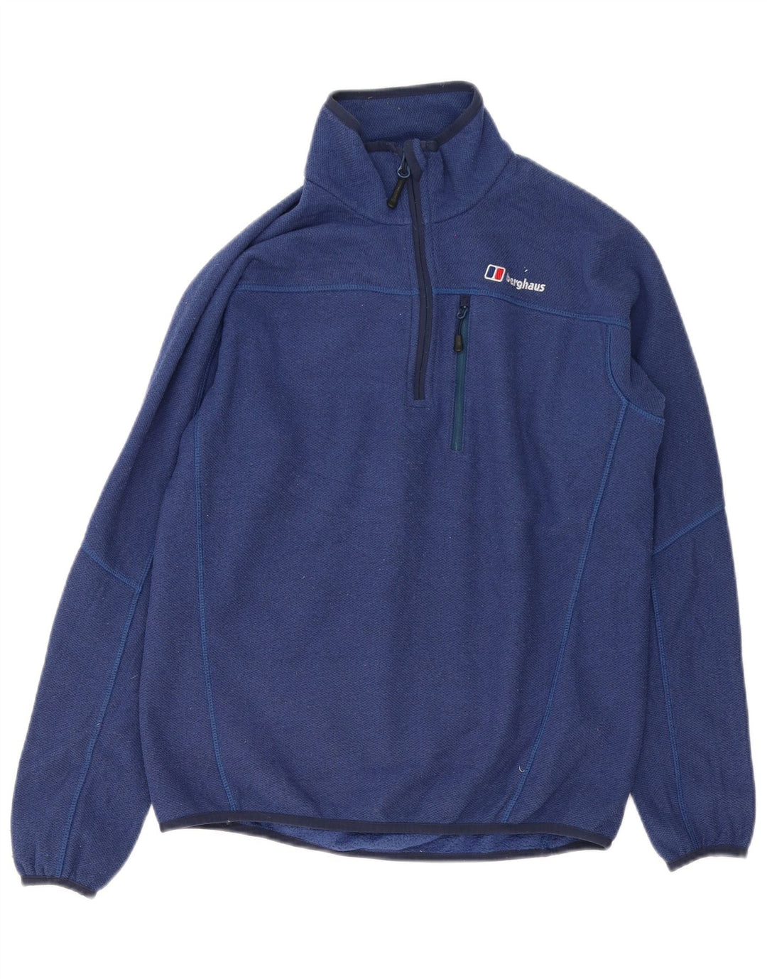 Berghaus Мужской свитшот с воротником на молнии, маленький темно-синий полиэстер