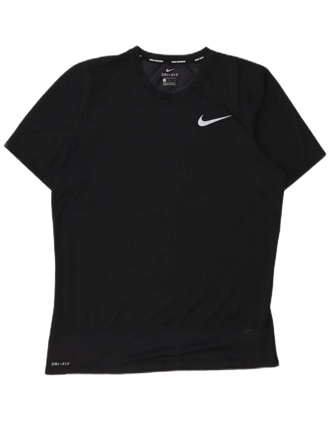 Мужская футболка Nike Dri Fit, большой черный полиэстер