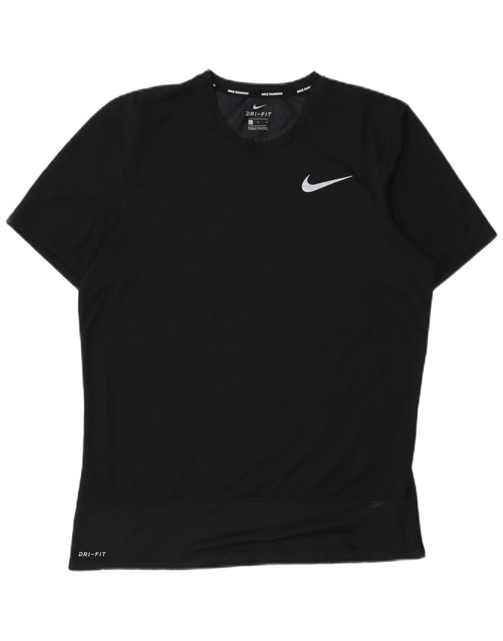 Мужская футболка Nike Dri Fit, большой черный полиэстер