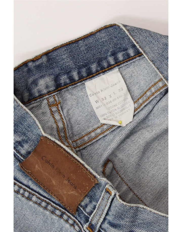 Мужские джинсовые шорты Calvin Klein W32, средний синий хлопок