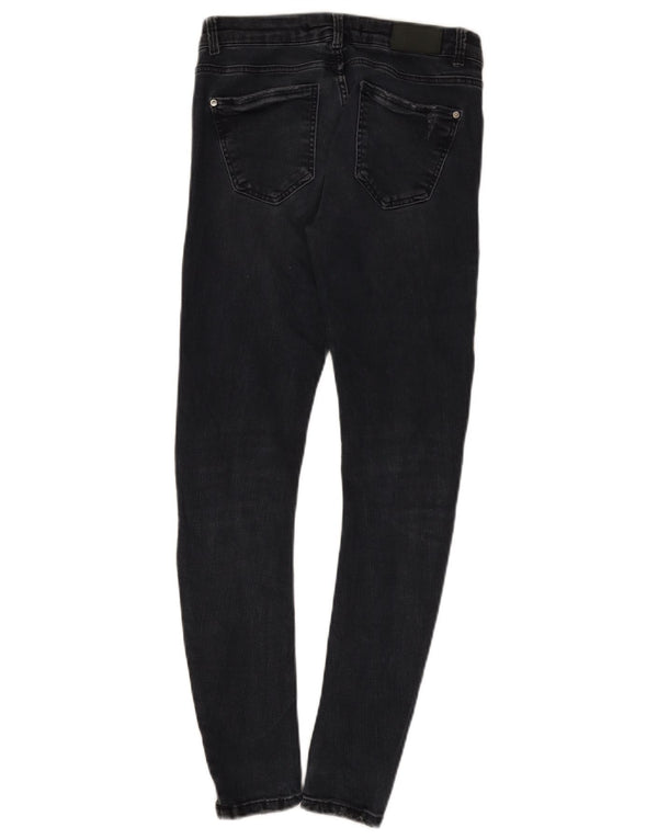 Женские джинсы скинни Zara Trafaluc EU 38, маленькие W28 L27, черные