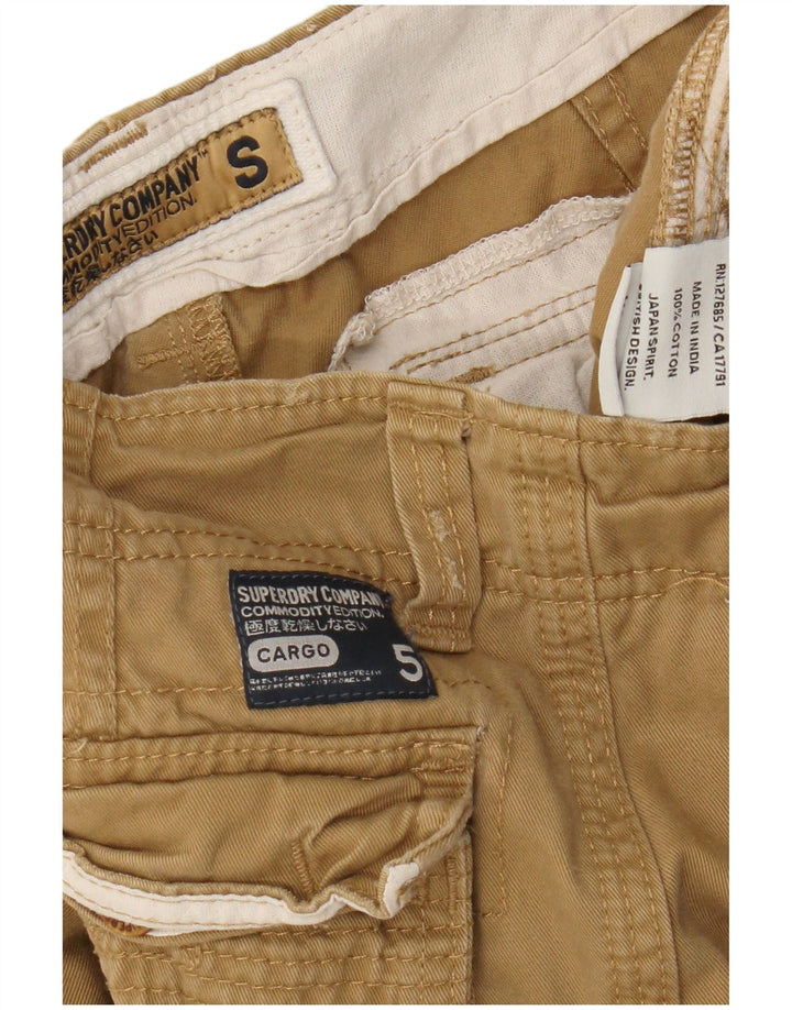 Мужские шорты-карго Superdry, маленькие W29, бежевые, хлопок