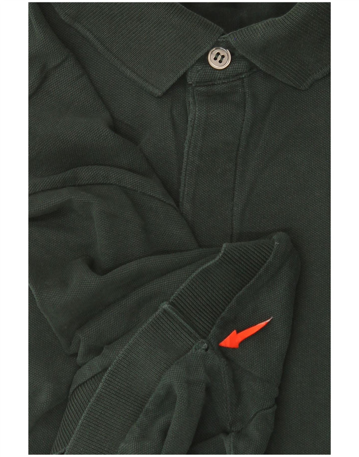 Мужская рубашка-поло стандартного кроя Lacoste, размер 4, средний зеленый хлопок, хлопок