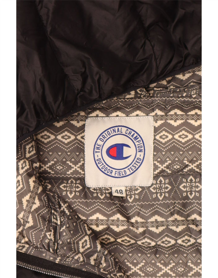 CHAMPION Женская утепленная куртка с капюшоном IT 48 XL Черный Полиамид