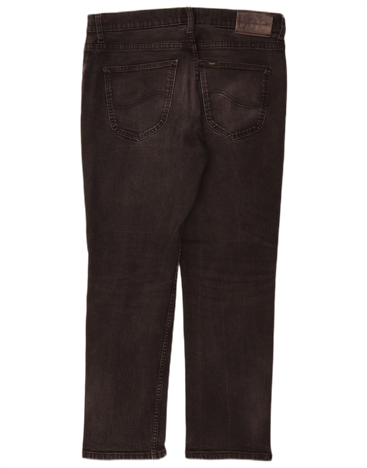 Мужские прямые джинсы Lee Brooklyn W34 L30, черный хлопок