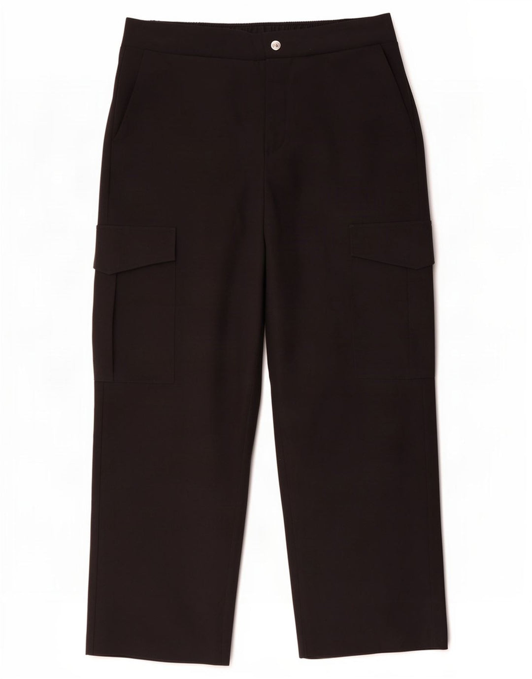 Женские прямые брюки карго Zara большие W34 L30, черные, полиэстер