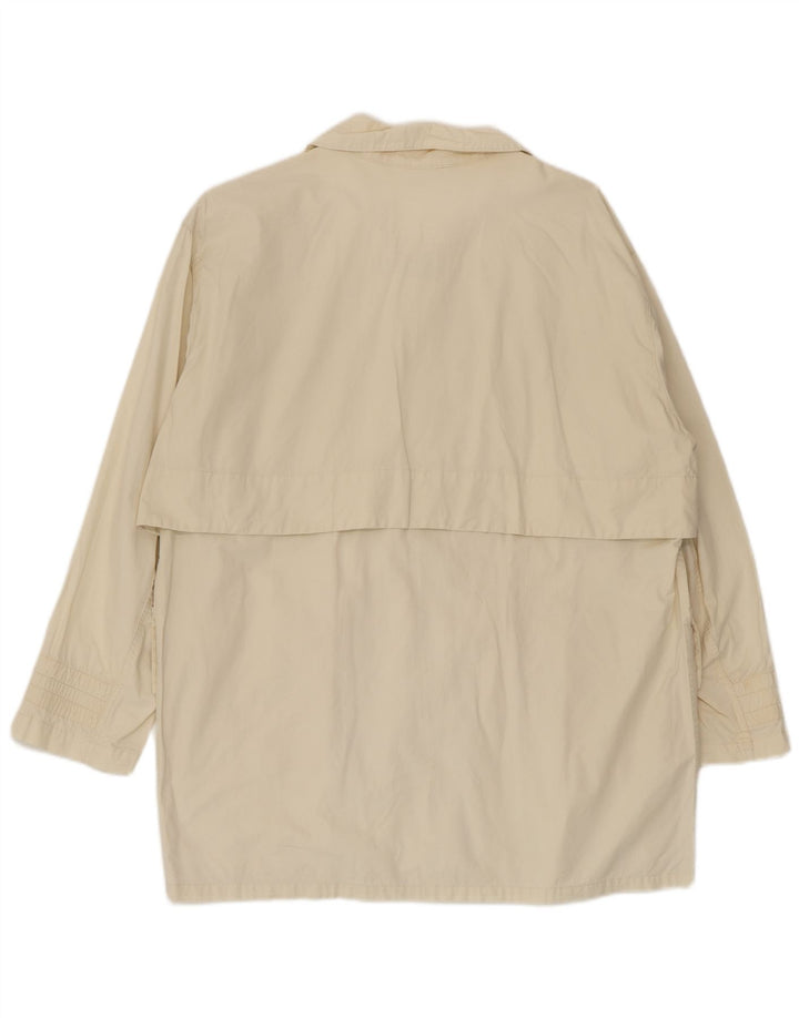 Женский короткий тренч Belfe IT 42 Medium Off White Cotton