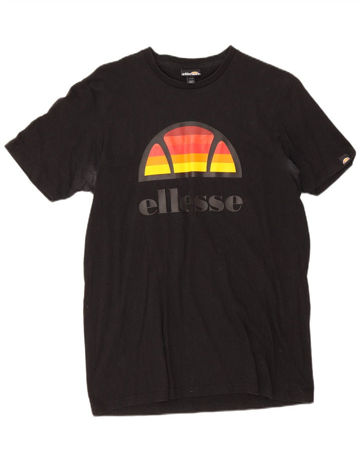 Мужская футболка с рисунком Ellesse, средний черный