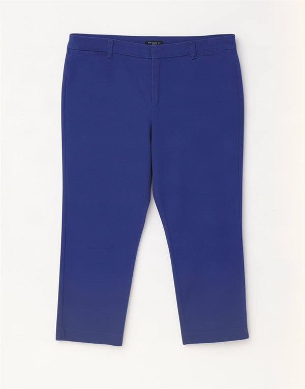 Женские прямые капри Tommy Hilfiger US 12, большие W34 L22, синие