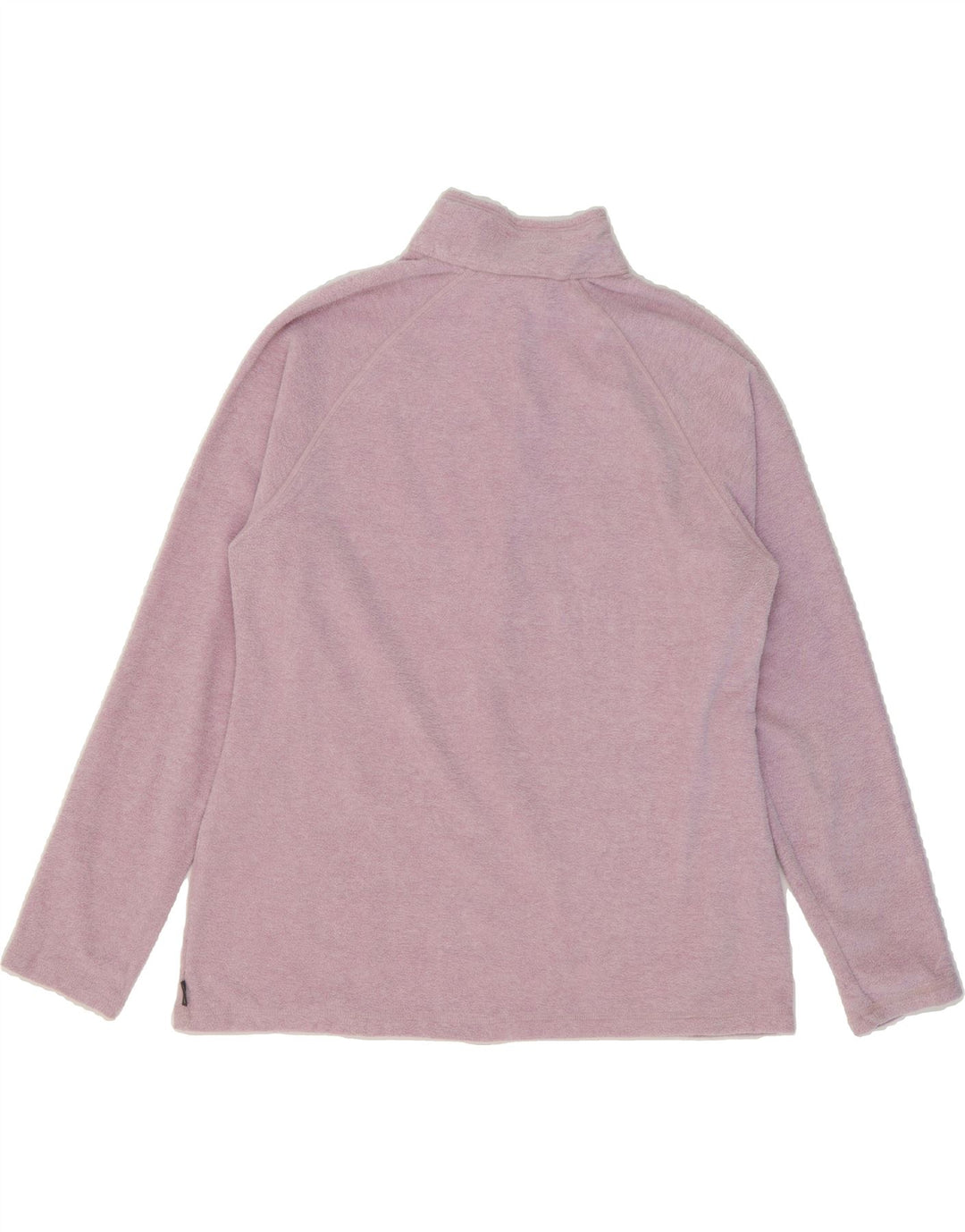 EDDIE BAUER Womens Zip Neck Fleece Jumper UK 16 Large Pink Polyester Vintage Eddie Bauer and Second-Hand Eddie Bauer from Messina Hembry 