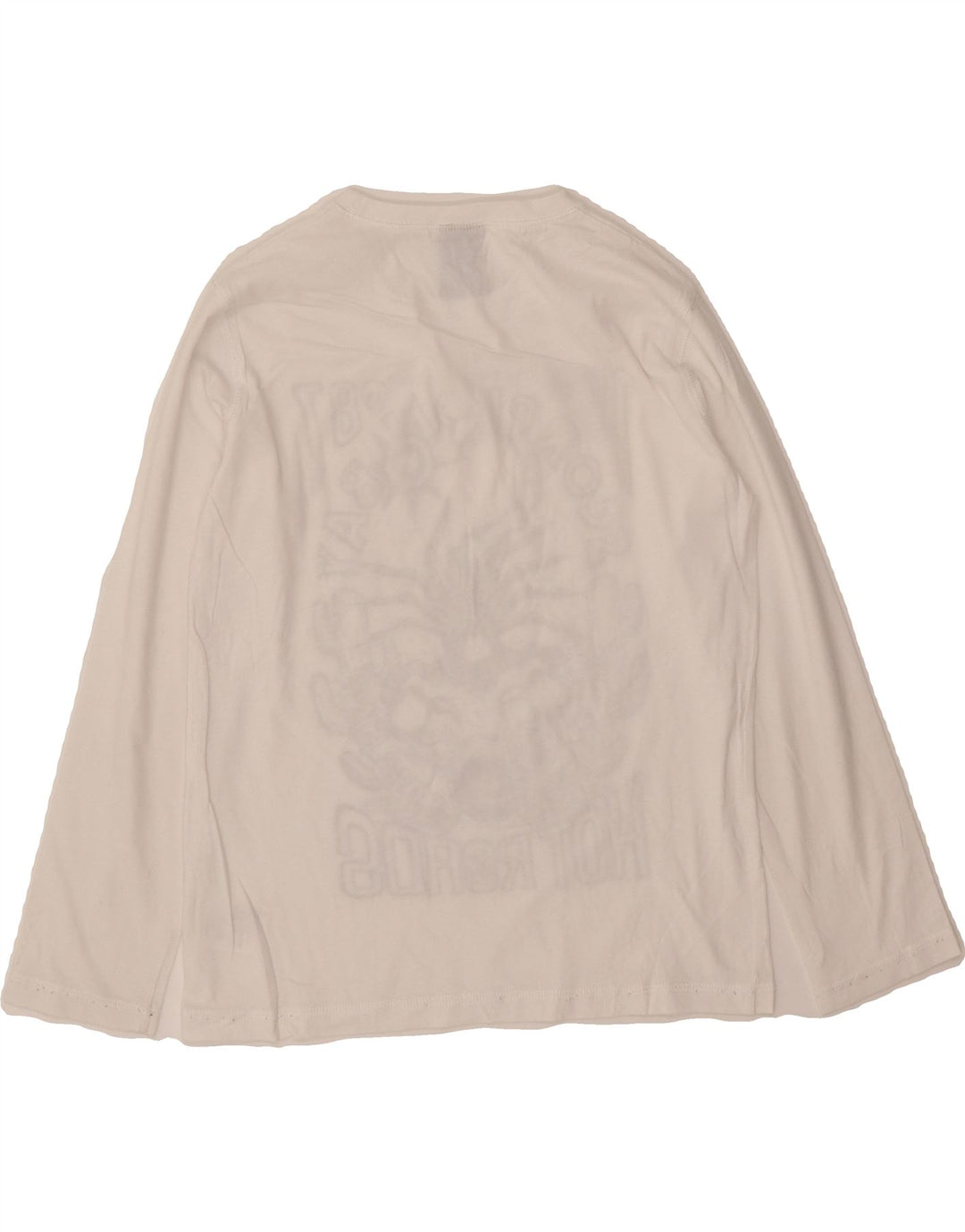 SCORPION BAY Boys Top Long Sleeve 10-11 Years Medium Off White Cotton Vintage Scorpion Bay and Second-Hand Scorpion Bay from Messina Hembry 