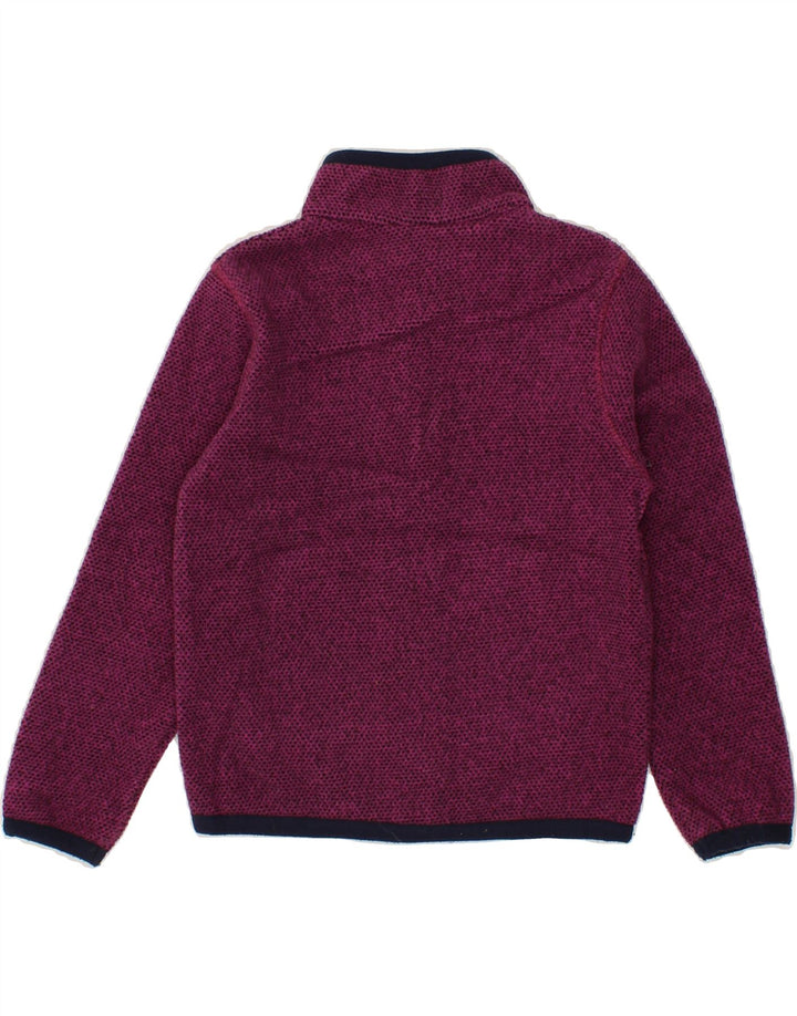 WEIRD FISH Girls Fleece Jacket 5-6 Years Burgundy Flecked Polyester Vintage Weird Fish and Second-Hand Weird Fish from Messina Hembry 