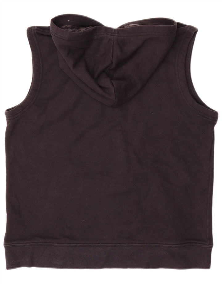 Джемпер без рукавов с рисунком NIKE для мальчиков, 10–11 лет, средний черный, хлопковый