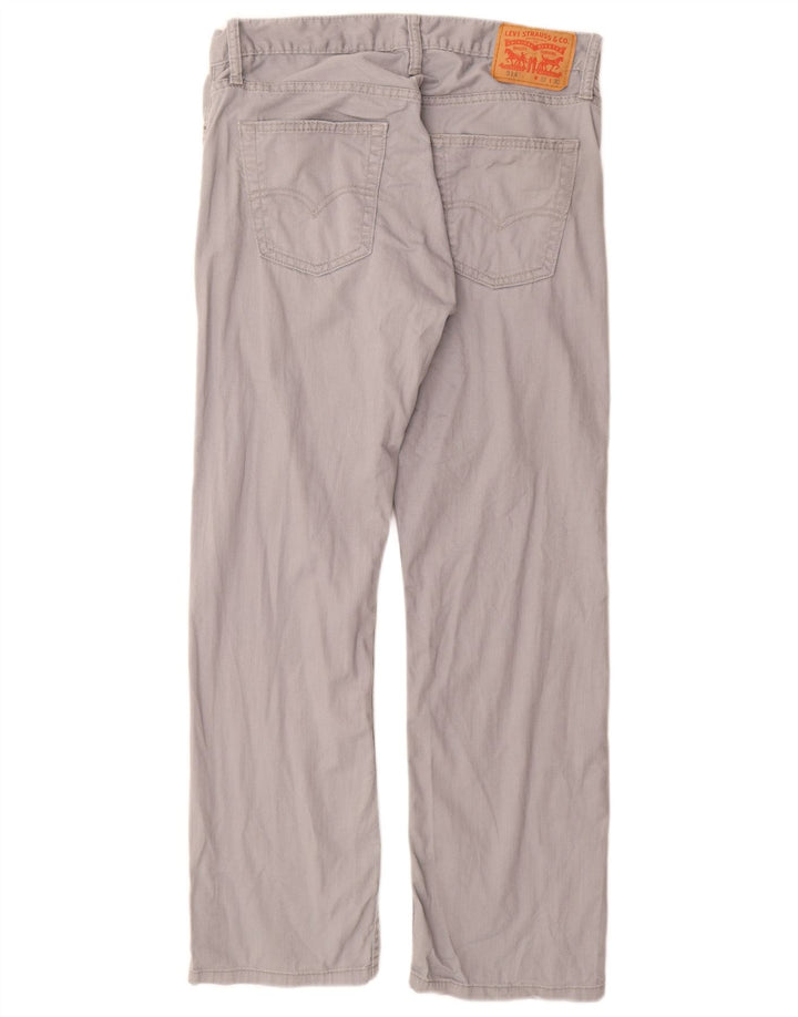 Мужские прямые джинсы Levi's 514 W32 L30 серые, хлопок