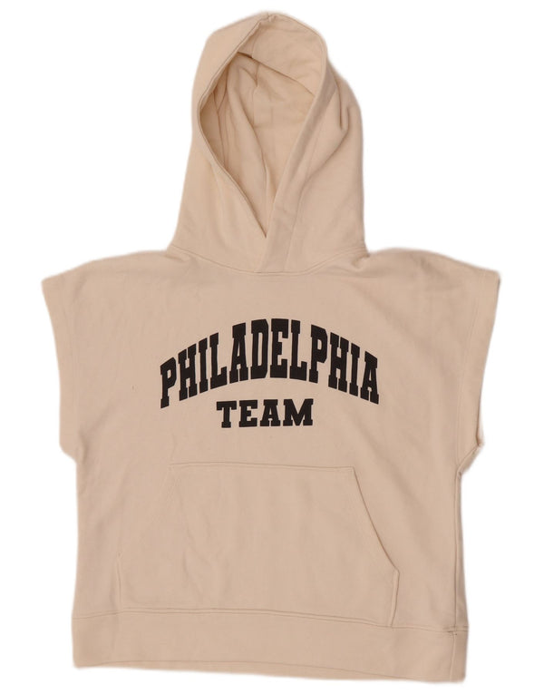 Джемпер с капюшоном Zara для мальчиков Philadelphia Team, белый с рисунком 11–12 лет