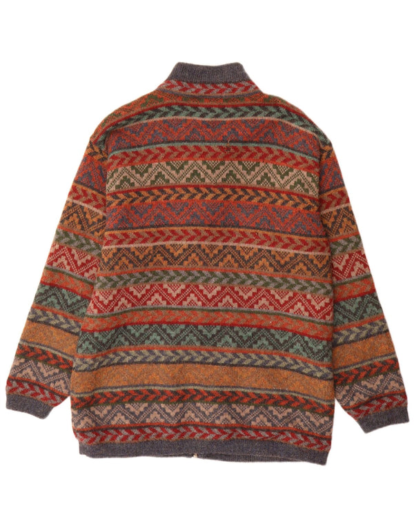 Женский удлиненный кардиган Waliki, Великобритания, 18 XL, разноцветный с геометрическим рисунком