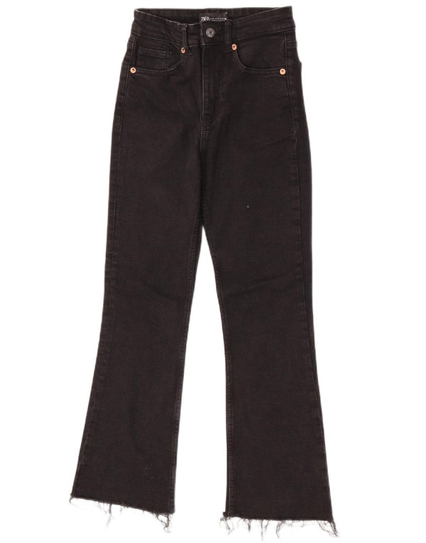 Женские джинсы Bootcut Zara EU 34 2XS W24 L25 черные
