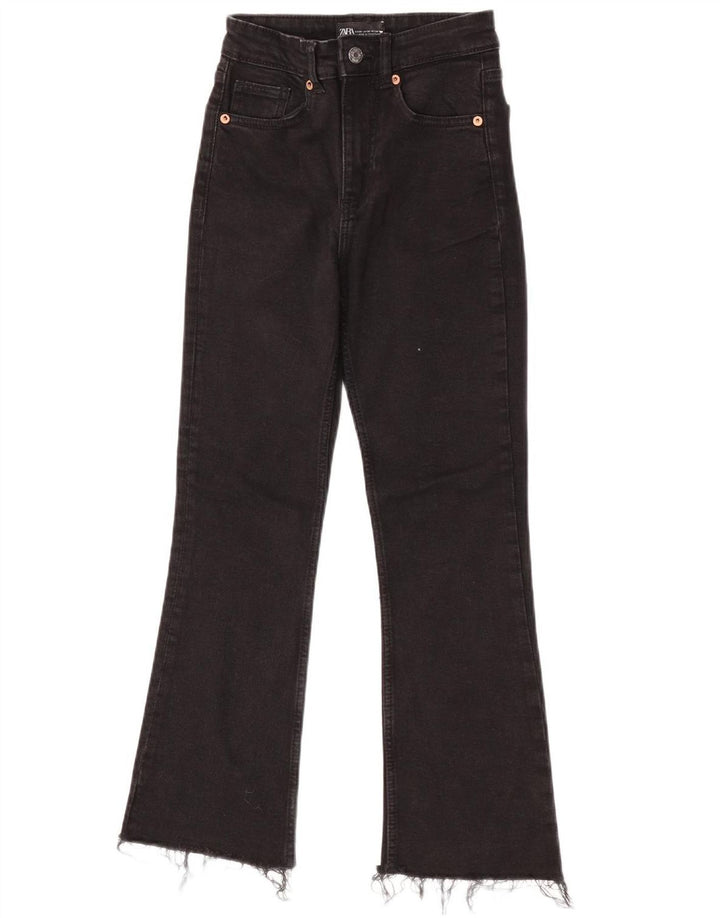 Женские джинсы Bootcut Zara EU 34 2XS W24 L25 черные