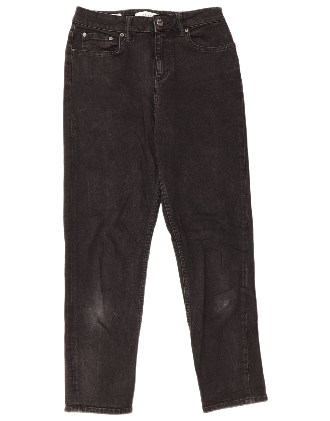 Женские узкие джинсы Reiss W27 L26, черный хлопок