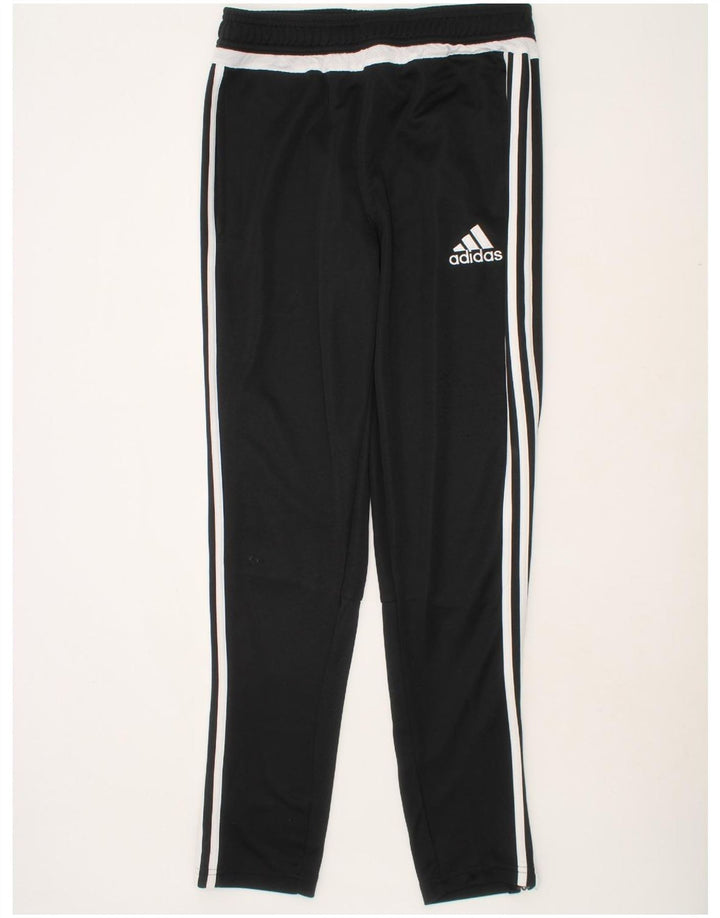 ADIDAS Boys Climacool Tracksuit Trousers 13-14 Years  Black Polyester Vintage Adidas and Second-Hand Adidas from Messina Hembry 