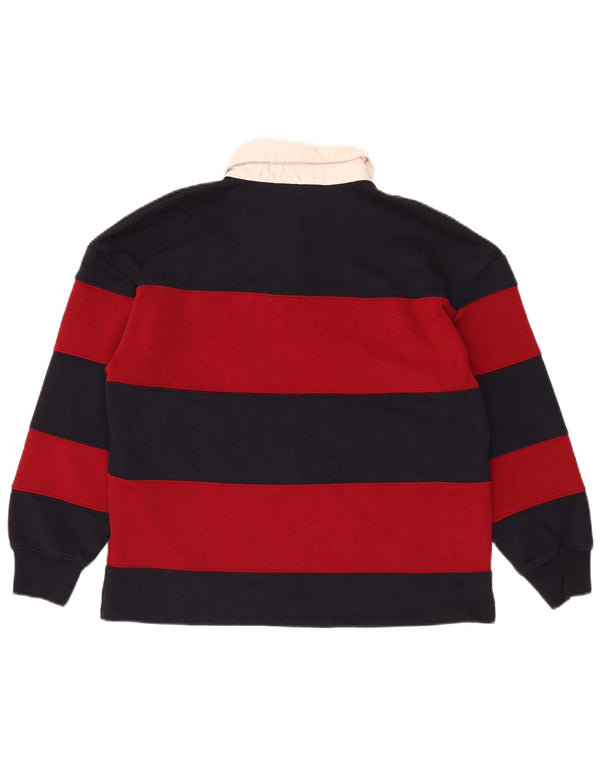 Женская рубашка-поло в стиле регби Zara UK 10, маленькая, темно-синяя