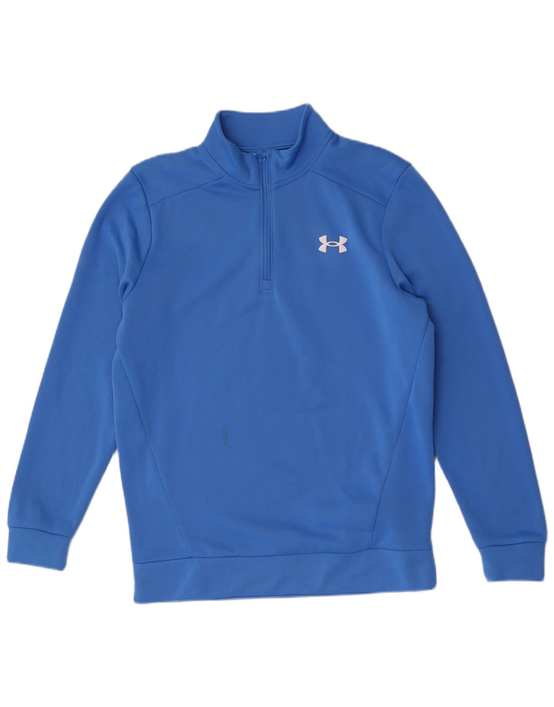 Мужской свитшот с воротником на молнии Under Armour, маленький синий полиэстер
