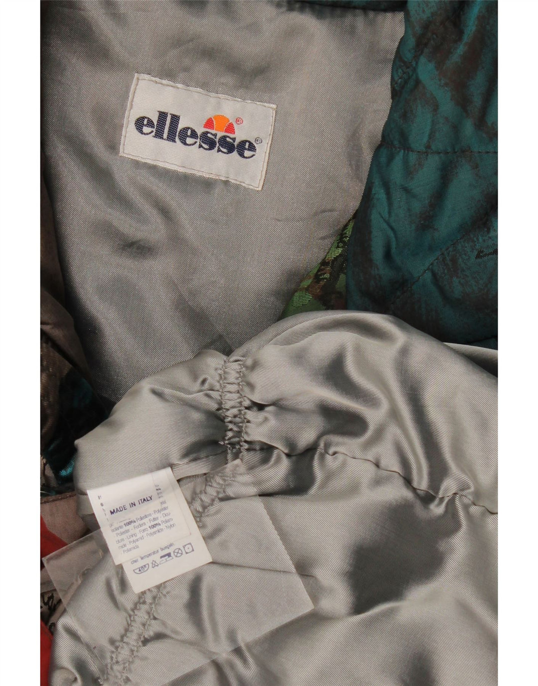 Женская стеганая куртка Ellesse с абстрактным узором UK 20 2XL, разноцветная