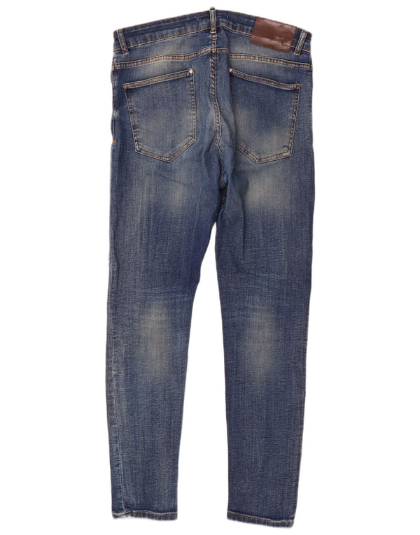 Мужские джинсы скинни Zara EU 46 XL W36 L31 синие
