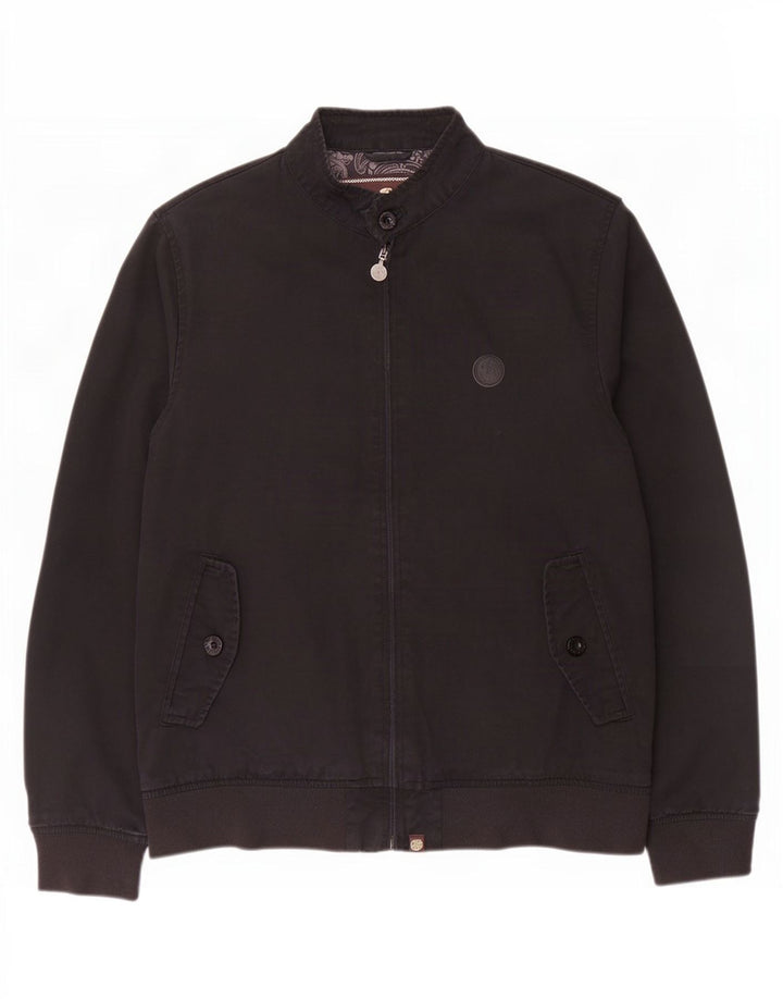 Мужской бомбер Pretty Green UK 40, большой черный хлопок