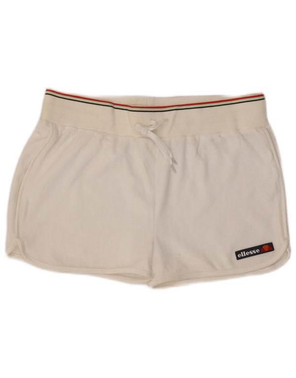 Женские спортивные шорты Ellesse UK 16, большие белые хлопковые