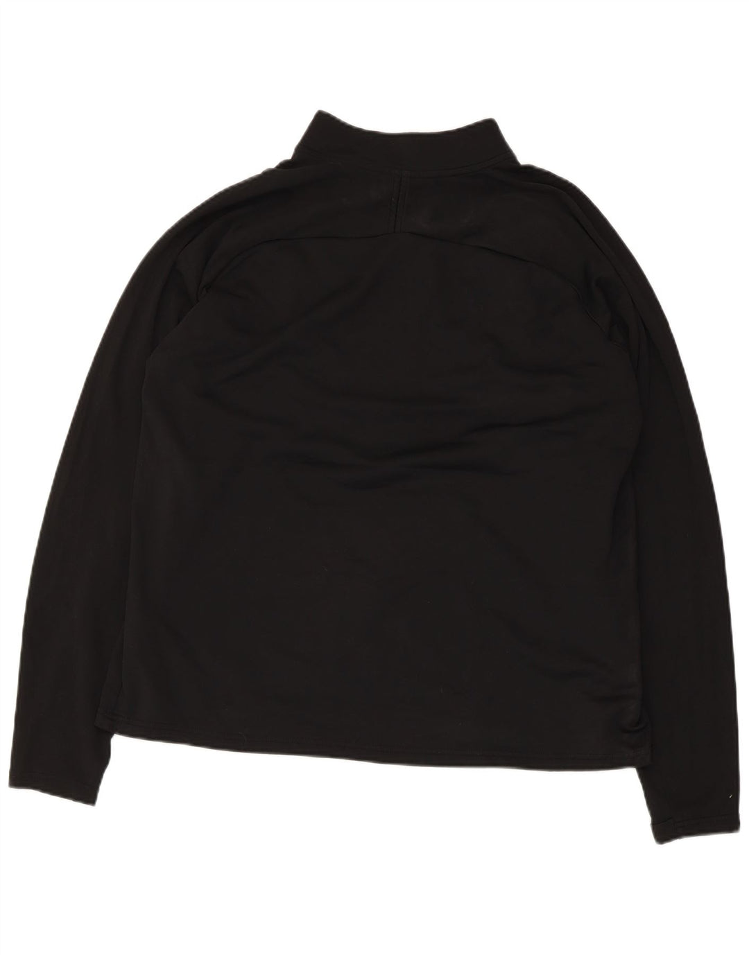 Мужской пуловер с воротником на молнии Nike Dri Fit XL, черный цветной блок