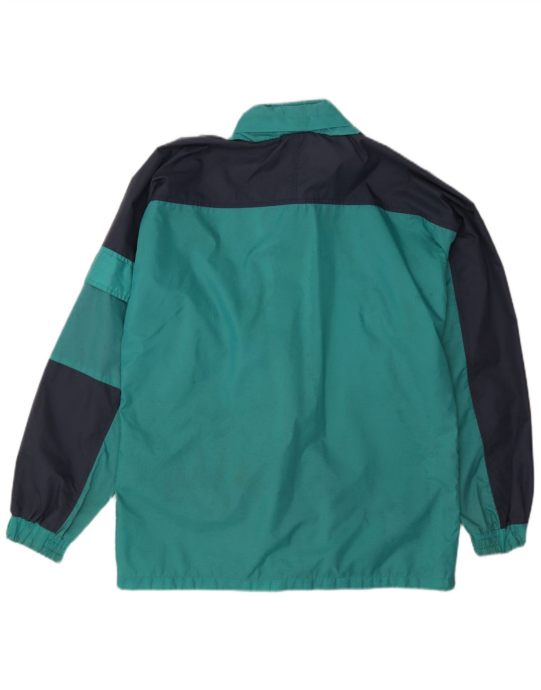 Мужская непромокаемая куртка Puma UK 36, маленькая, бирюзовая, нейлон с цветными блоками